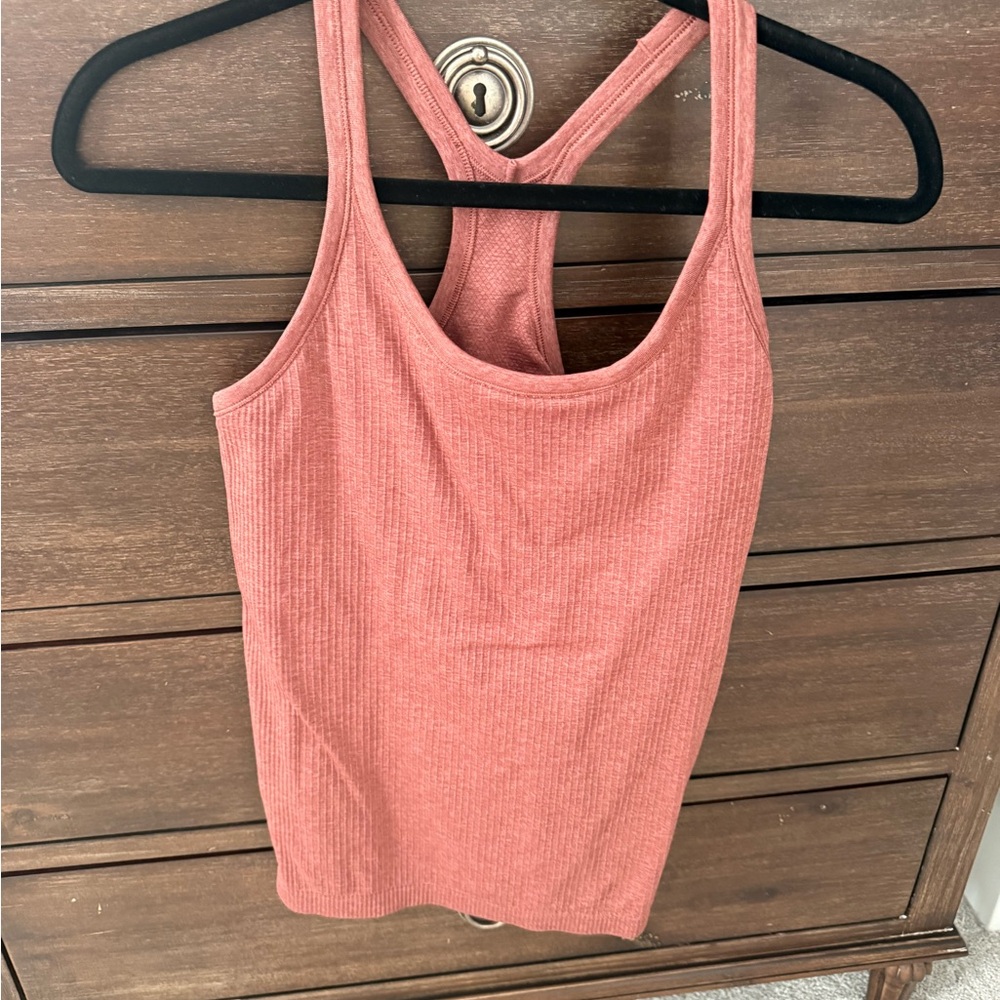 Women's Ebbed to Street ribbed Tank Top - bronze